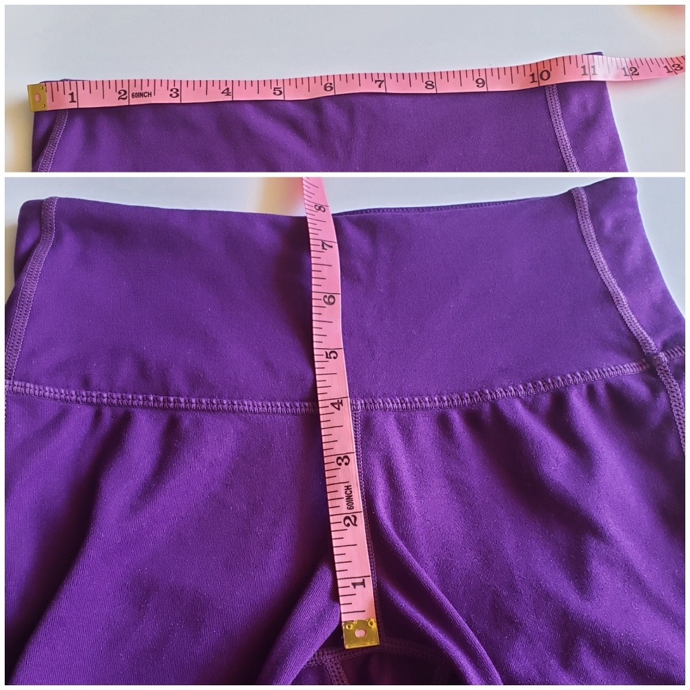 Athleta Purple Lightning Chaturanga Capri XXS - Picture 7 of 8
